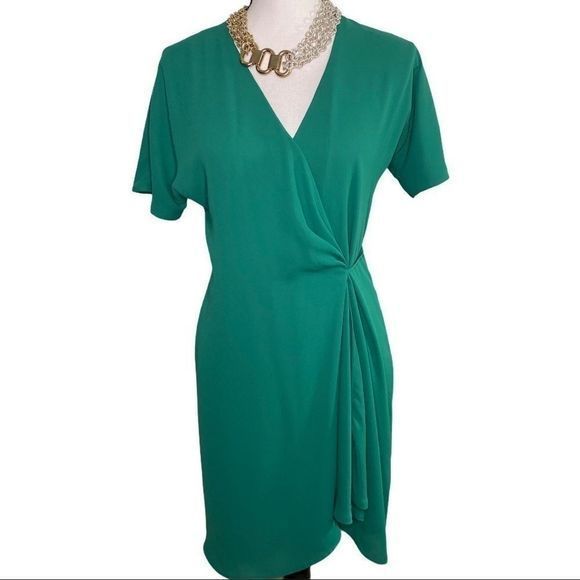 Aritzia‎ Babaton Wrap Dress in Emerald Green Sz XS - Picture 1 of 7